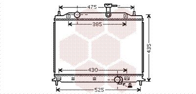 VAN WEZEL Radiators, Motora dzesēšanas sistēma 83002079